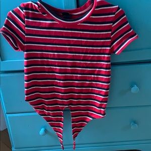 Empyre short sleeve striped shirt